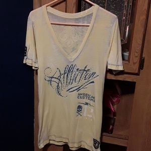 Womens Affliction shirt, size large